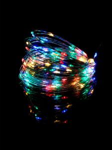 Огонек OG-LDG07 гирлянда LED Мультицвет (5м,2*AA) (УПАКОВКА 10ШТ)